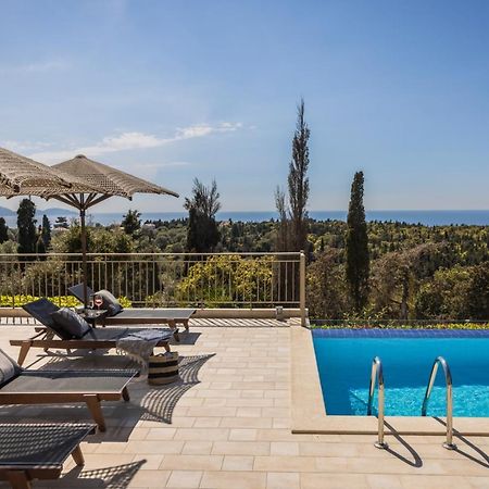 Hidden Luxury Gem Of Kefalonia ~ Villa Karmaniolos Fiskardo Exteriör bild