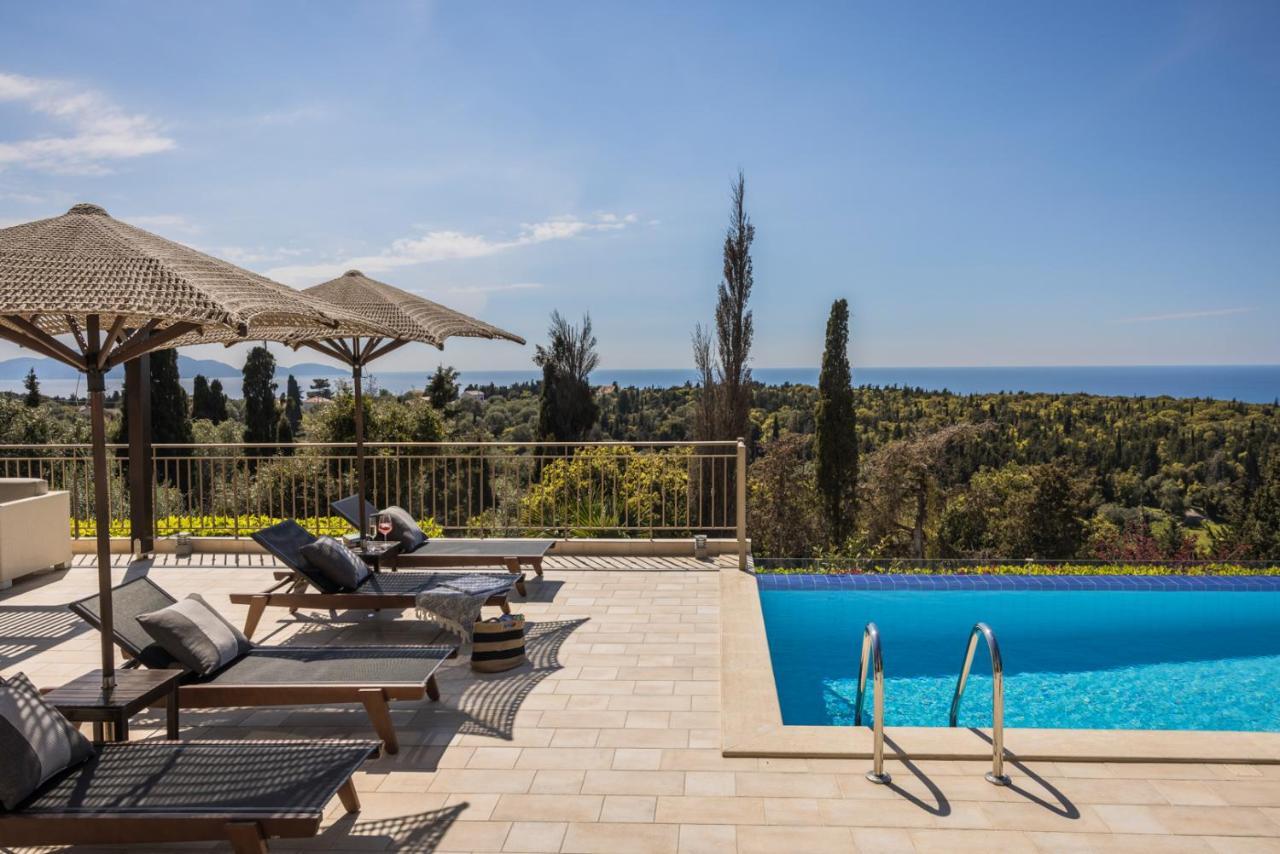 Hidden Luxury Gem Of Kefalonia ~ Villa Karmaniolos Fiskardo Exteriör bild