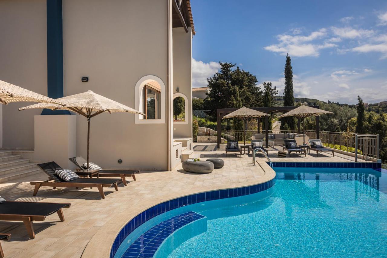 Hidden Luxury Gem Of Kefalonia ~ Villa Karmaniolos Fiskardo Exteriör bild