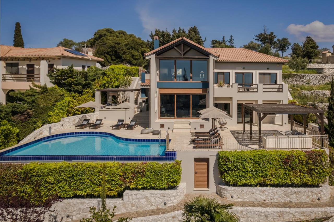 Hidden Luxury Gem Of Kefalonia ~ Villa Karmaniolos Fiskardo Exteriör bild