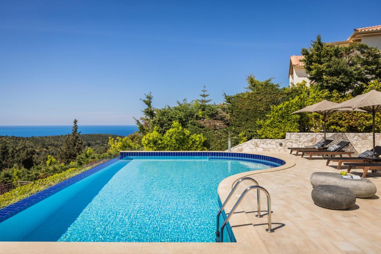 Hidden Luxury Gem Of Kefalonia ~ Villa Karmaniolos Fiskardo Exteriör bild