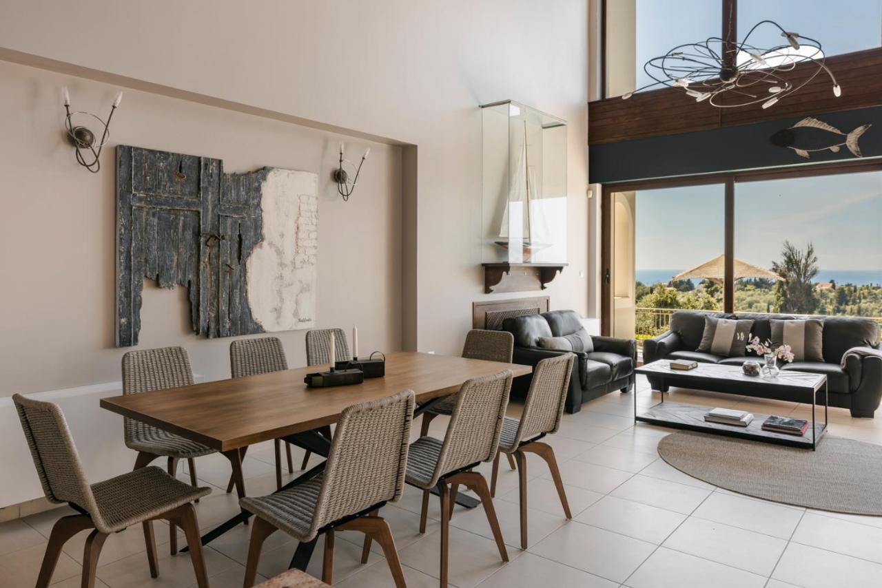 Hidden Luxury Gem Of Kefalonia ~ Villa Karmaniolos Fiskardo Exteriör bild
