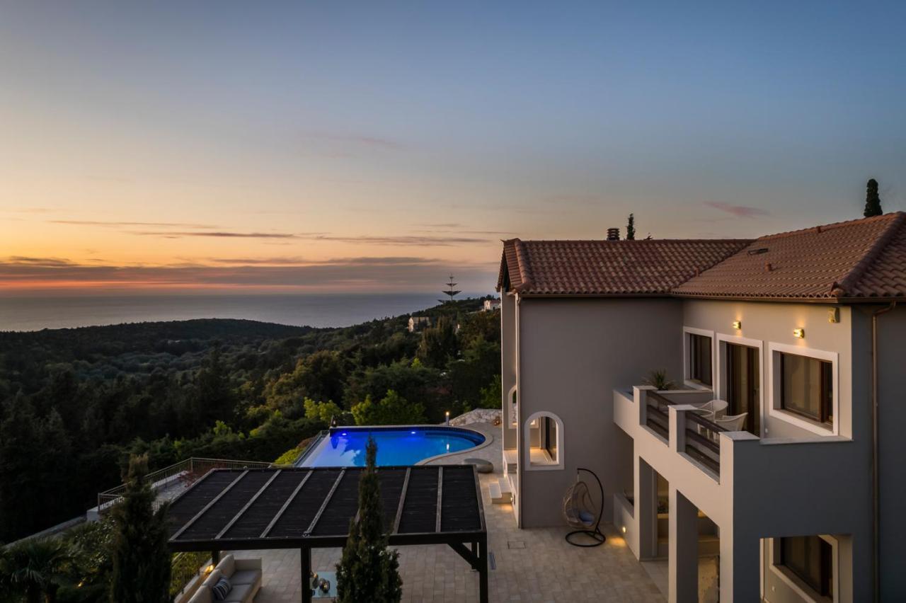 Hidden Luxury Gem Of Kefalonia ~ Villa Karmaniolos Fiskardo Exteriör bild