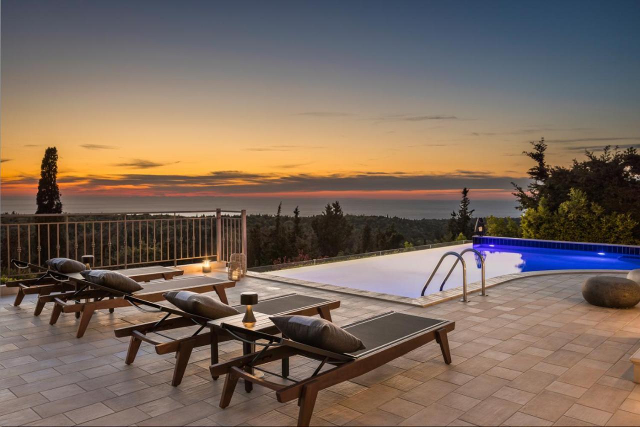 Hidden Luxury Gem Of Kefalonia ~ Villa Karmaniolos Fiskardo Exteriör bild