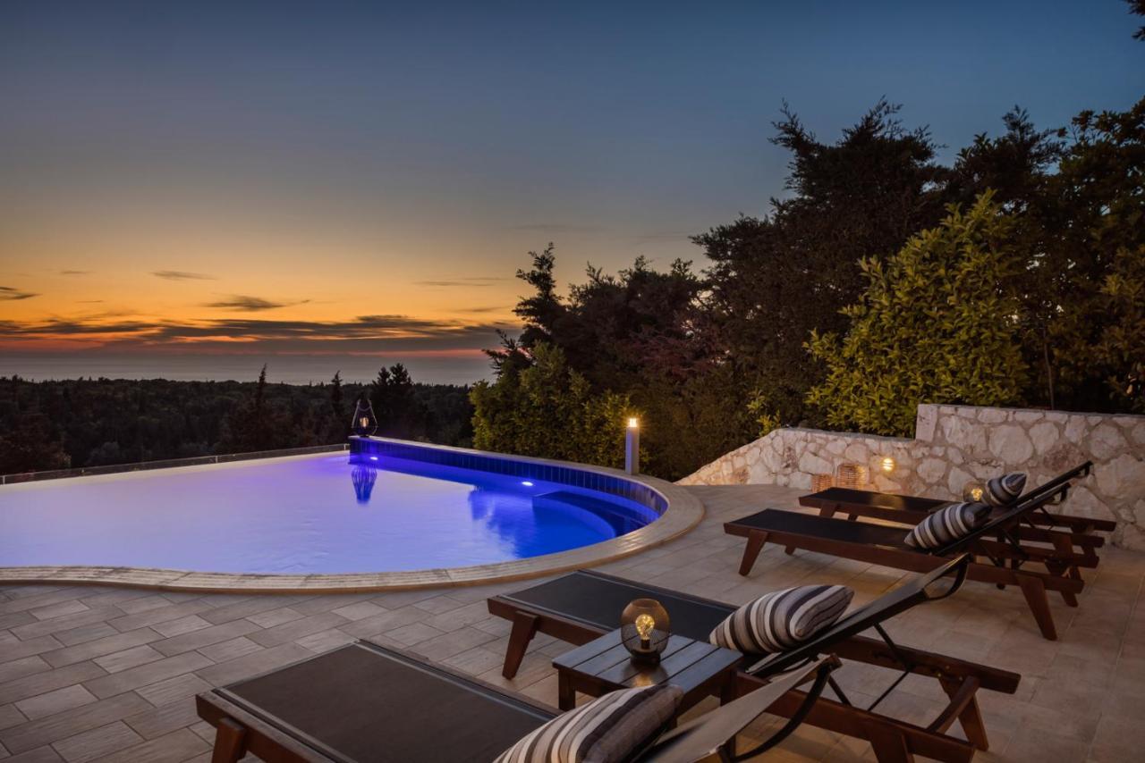 Hidden Luxury Gem Of Kefalonia ~ Villa Karmaniolos Fiskardo Exteriör bild